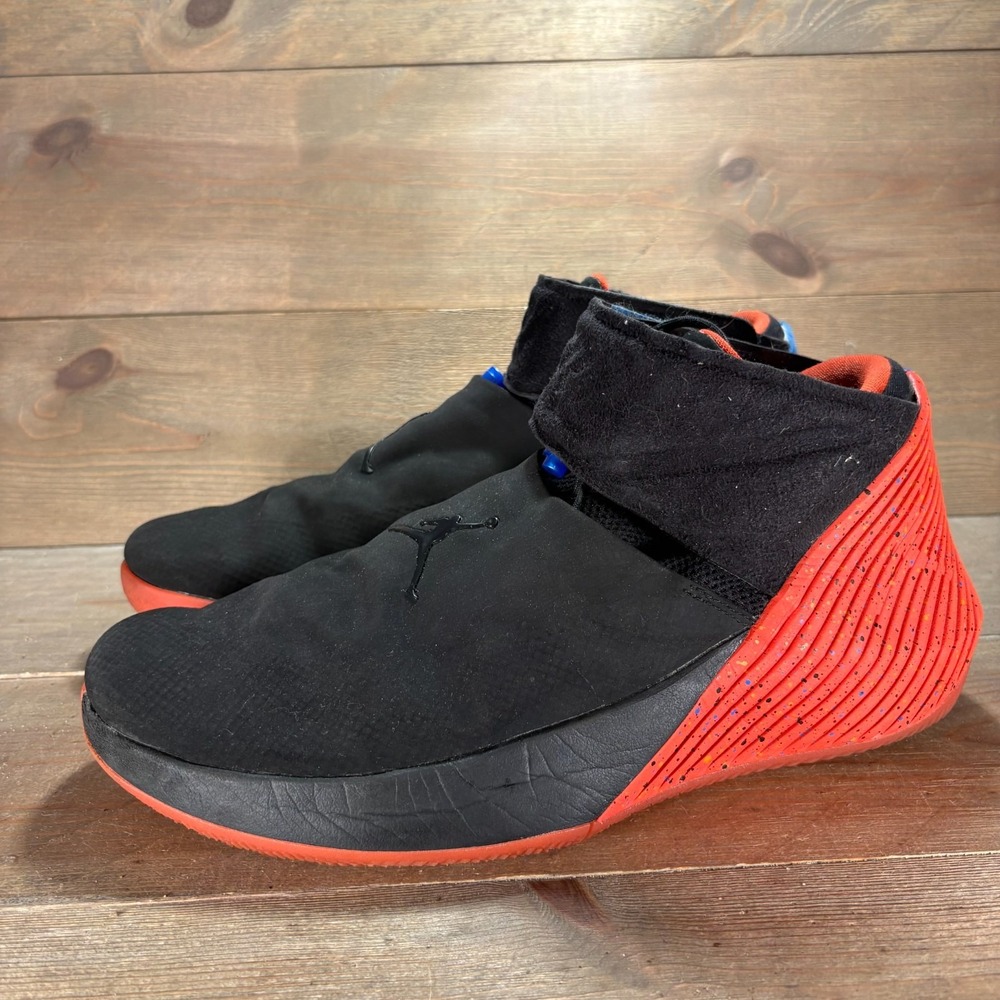 Jordan Why Not Zer0.1 Mens size 12 shoes Black Suede Basketball sneakers